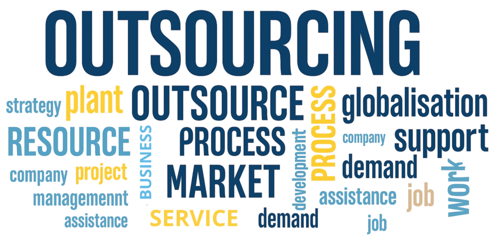 Un groupe de mots-clés dans le domaine du recrutement Tech et IT